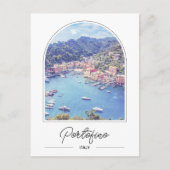 Amalfi Coast Portofino Italië Foto Briefkaart (Voorkant)