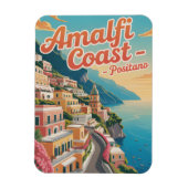 Amalfi Coast Positano Vintage Magneet (Verticaal)