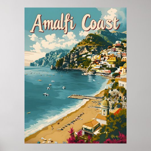 Amalfi Coast Poster (Voorkant)