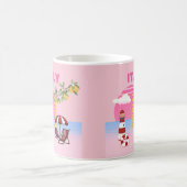 Amalfi Coast, Preppy Reizen, Roze Koffiemok (Center)