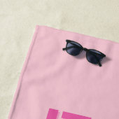 Amalfi Coast, Preppy Reizen, Roze Strandlaken (In situ)