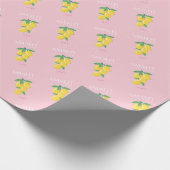 Amalfi Coast, Preppy Room, Roze Cadeaupapier (Hoek)