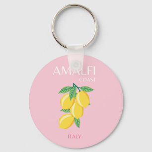 Amalfi Coast, Preppy Room, Roze Sleutelhanger