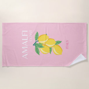 Amalfi Coast, Preppy Room, Roze Strandlaken