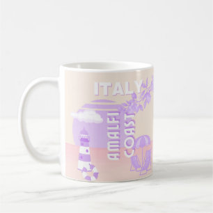 Amalfi Coast, Reiskunst, Preppy Travel, Pastel Koffiemok