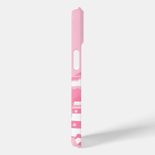 Amalfi Coast, Reiskunst, Roze Case-Mate iPhone Case (Achterkant / Rechts)