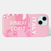Amalfi Coast, Reiskunst, Roze Case-Mate iPhone Case (Achterkant (horizontaal))