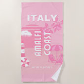 Amalfi Coast, Reiskunst, Roze Strandlaken (Voorkant)