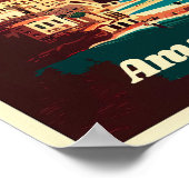 Amalfi Coast Square Vintage Poster (Hoek)