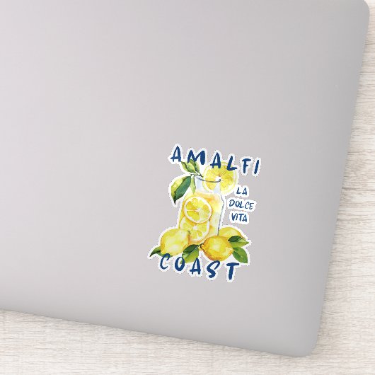 Amalfi Coast Sticker – La Dolce Vita Limoncello  (Detail)