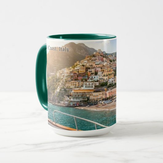 Amalfi Coast Sunset Personalized Mug Mok (Voorkant links)