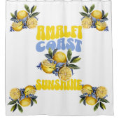 Amalfi Coast Sunshine Citroenen Douchegordijn (Voorkant)