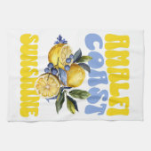 Amalfi Coast Sunshine Citroenen Theedoek (Horizontaal)