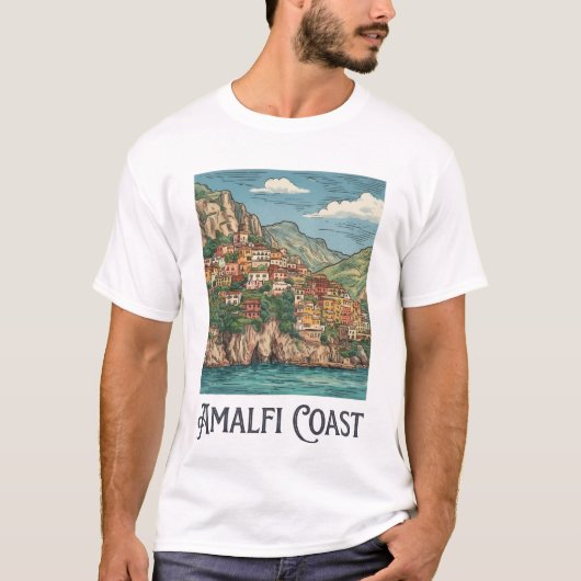 amalfi coast t-shirt (Voorkant)