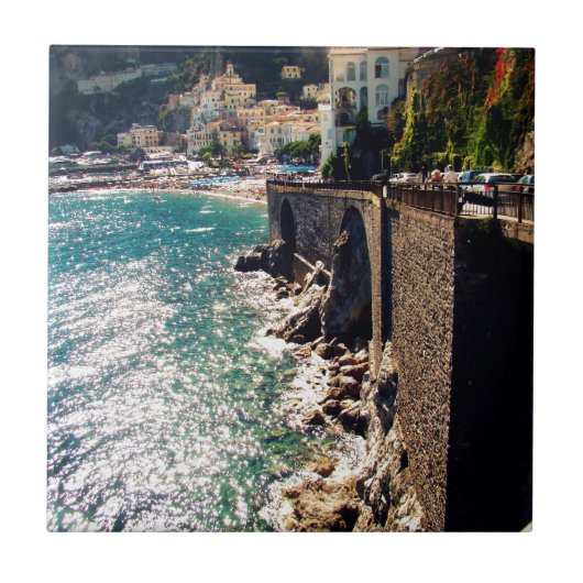 Amalfi Coast Tegeltje (Voorkant)