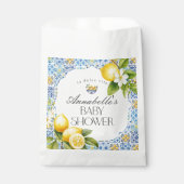 Amalfi Coast Toscaans Baby shower Dessert Bedankzakje (Voorkant)