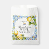 Amalfi Coast Toscaans Vrijgezellenfeest Dessert Bedankzakje (Voorkant)