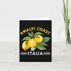 Amalfi Coast Town Italian Lemons Italië Kaart