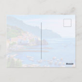 Amalfi Coast Typography Moderne Photo Travel Briefkaart (Achterkant)