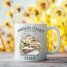 Amalfi Coast Vintage Poster Style Koffiemok