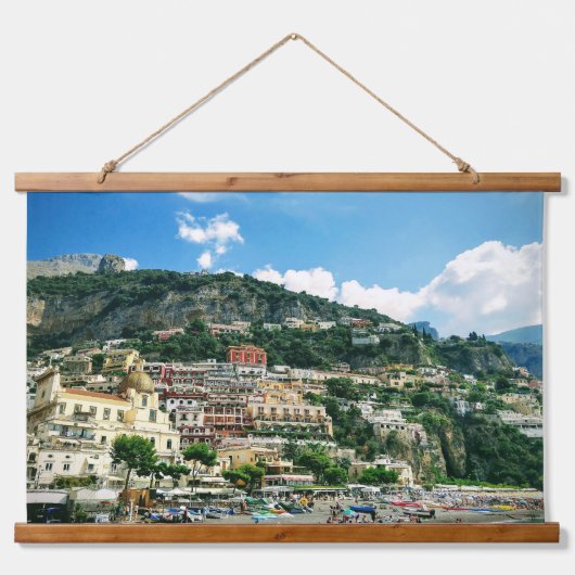 Amalfi Coast Wall Art Hangend Wandkleed (Voorkant)