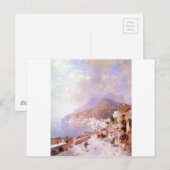 Amalfi door Franz Richard Unterberger Briefkaart (Voorkant / Achterkant)