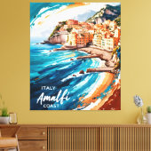 Amalfi dromen canvas afdruk (Insitu (Woonkamer))