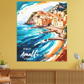 Amalfi dromen canvas afdruk