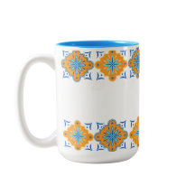 Amalfi geïnspireerde beker, zomer Dolce Italiaanse