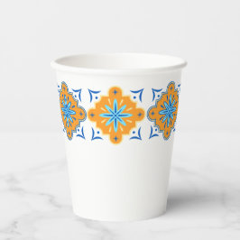 Amalfi geïnspireerde papieren bekers - met en zond