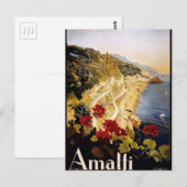 Amalfi Italia Briefkaart (Voorkant / Achterkant)