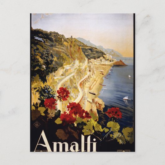 Amalfi Italia Briefkaart (Voorkant)