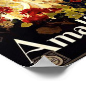 Amalfi Italia Travel Poster (Hoek)