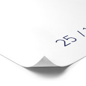 Amalfi Italiaans blauw tegels citroenen bruids wel Poster (Hoek)