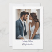 Amalfi Italiaans blauw tegels citroenen fotosjablo Kaart (Achterkant)