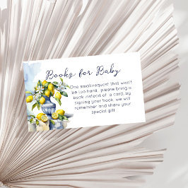 Amalfi Italiaanse blauwe vaas citroenen boekaanvra Informatiekaartje