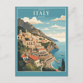 Amalfi Italiaanse kust Briefkaart