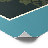 Amalfi Italiaanse kust Poster (Hoek)