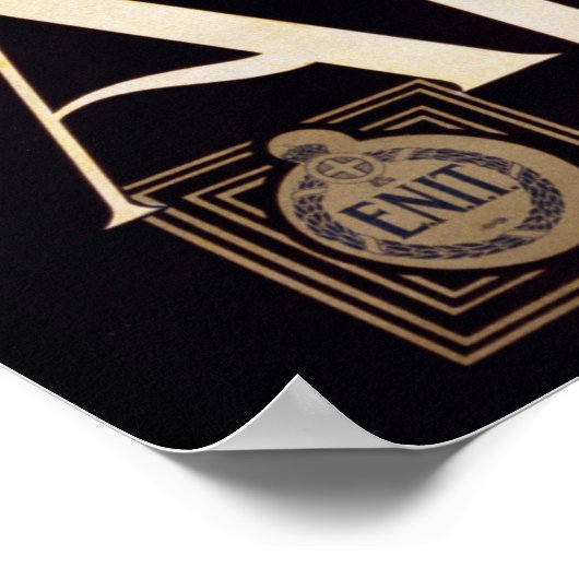 Amalfi  Italiaanse reisposter Poster (Hoek)