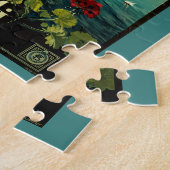 Amalfi Italian Coast, Vintage Travel Poster Italië Legpuzzel (Zijkant)