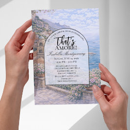 Amalfi Italian Themed Bridal Shower Kaart