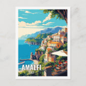 Amalfi Italië Beroemde reisplekken Briefkaart (Voorkant)