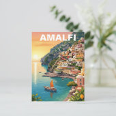Amalfi Italië Briefkaart (Staand voorkant)