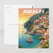 Amalfi Italië Briefkaart (Voorkant / Achterkant)