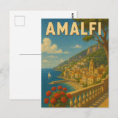 Amalfi Italië Briefkaart (Voorkant / Achterkant)