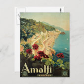 Amalfi Italië  Briefkaart (Voorkant / Achterkant)