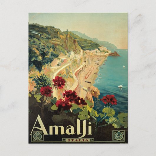 Amalfi Italië  Briefkaart (Voorkant)