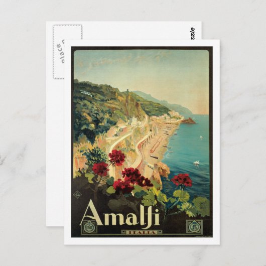 Amalfi Italië  Briefkaart (Voorkant / Achterkant)