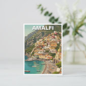 Amalfi Italië Briefkaart (Staand voorkant)