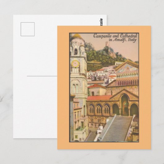 Amalfi, Italië Briefkaart voor reizen (Voorkant / Achterkant)